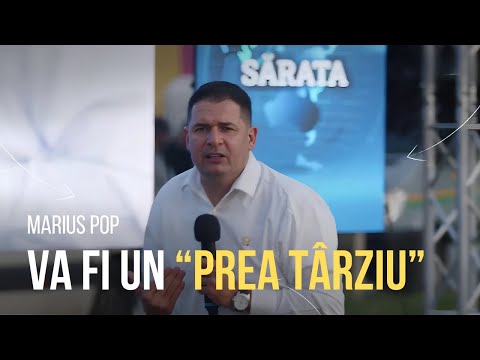 MARIUS POP - Va fi un "prea târziu" | PREDICĂ evanghelizare 2025 #sufletpretuit
