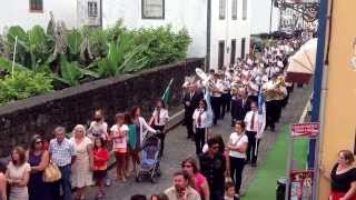 preview picture of video 'Prozession 14 Semana Baleeiros Lajes do Pico / Procissão - Für Gesamtdoku Semana Baleeiros 2013'