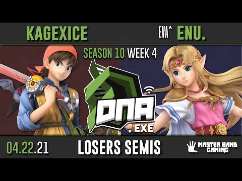 DNA.EXE S10:W4 - kagexice (Hero) Vs. EVA^ | enu. (Zelda) - L Semifinals