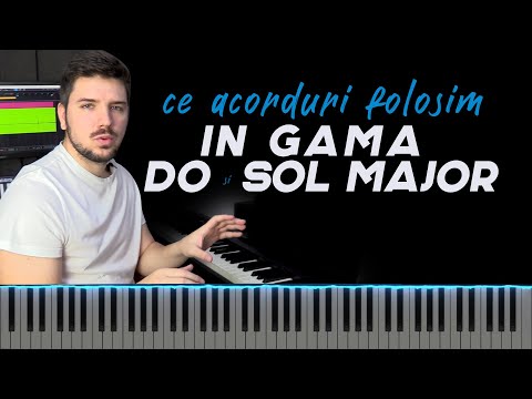 Ce acorduri folosim in gama Do Major si Sol Major?