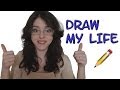 Draw my life // Нарисуй свою жизнь // Важные моменты с Сашей Нефф 