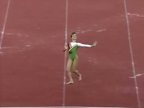 Henrietta Ónodi 🇭🇺 - 1992 Olympics Optionals Floor Exercise