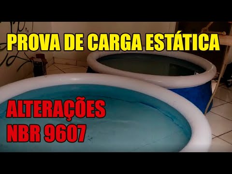 Prova de carga em laje de concreto com mudança de uso NBR 9607