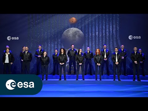 Announcement of ESA's new class of astronauts