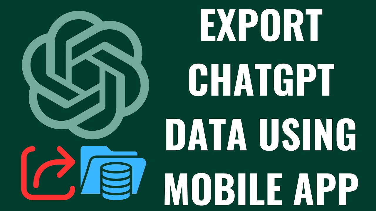 How to Export ChatGPT Data Using Mobile App