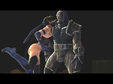 Mortal Kombat Vs DC Universe All Fatalities and Heroic Brutalities on Darkseid Video