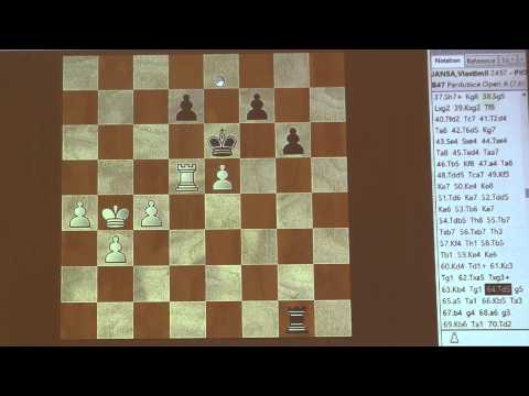 A 7.6. GM Vlastimil JANSA   -  GM Kacper PIORUN  ½ - ½