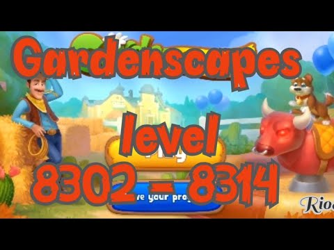 Game Gardenscapes level 8302 - 8314 ❤️ Gameplay Well Done