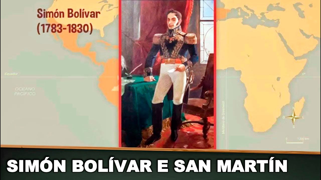 AS TRAJETÓRIAS DE SIMÓN BOLÍVAR E SAN MARTÍN
