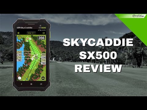 SKYCADDIE SX500 REVIEW. GPS DISTANCE MEASURING DEVICE