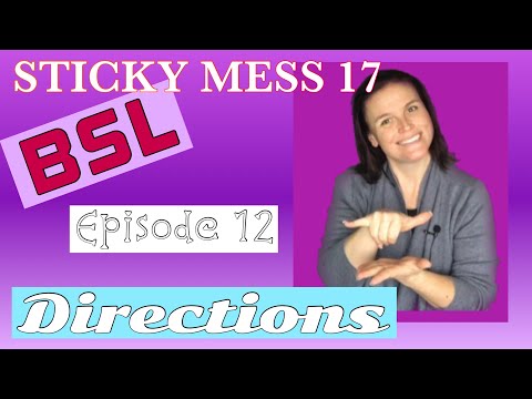 BSL DIRECTIONS SIGNS | EVERYDAY SIGNS | BSL | LEARN TO SIGN | SIGN LANGUAGE | SIGN LANGUAGE BASICS