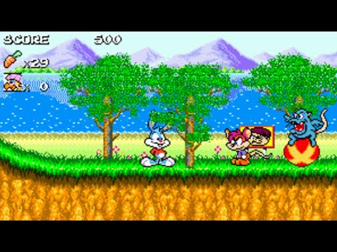Tiny Toon Adventures: Buster's Hidden Treasure Sega Genesis Game Sample