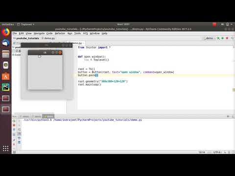 Python Gui Tutorial 38 Working With Multiple Windows Top Level