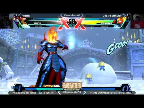 Bar Battles #2 - UMvC3 Winners - Vada VS DRS FourthStar
