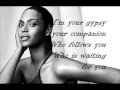 Beyonce & Alejandro Fernandez - Amor gitano ENGLISH LYRICS ON SCREEN