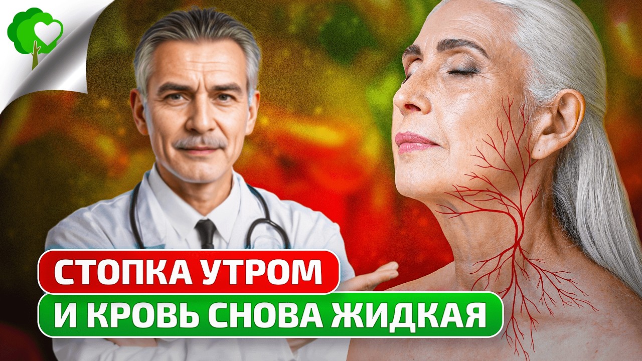 1 ПРОСТОЙ МЕТОД разжижает кровь лучше, чем аспирин, защищает от тромбов, а кровоток как в 19 лет!