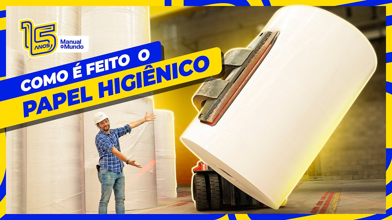 Como é feito o PAPEL HIGIÊNICO #Boravê
