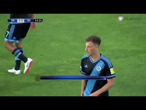 Boris Cmiljanić highlights and goal, FC ViON Zlaté Moravce - ŠK Slovan Bratislava