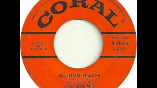 Steve Allen With George Cates & His Orchestra  - Autumn Leaves