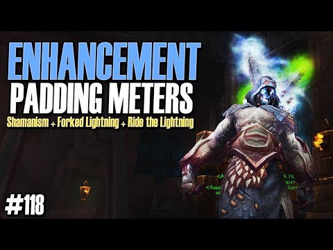 💪Build: Padding Meters Fury of Air - ENHANCE SHAMAN PvP DAILY BG 118 [BFA WoW]