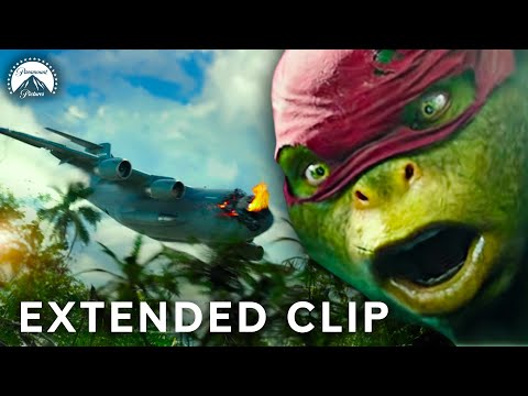 Teenage Mutant Ninja Turtles: Out of the Shadows | "Airplane Jump" Clip | Paramount Movies