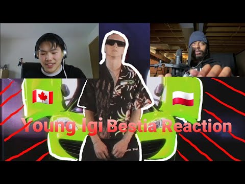 Young Igi - Bestia Prod. Worek | REACTION (Reacting To Polish Rap) feat. Nirav Reactions