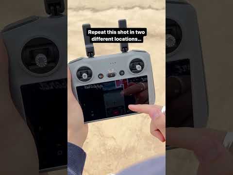 How to do a 360° drone orbit transition 🔄 DJI Mini 4 Pro 🎬  @itizwil