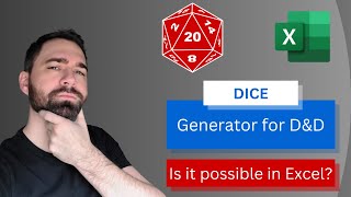 Dice Generator for DND in Excel