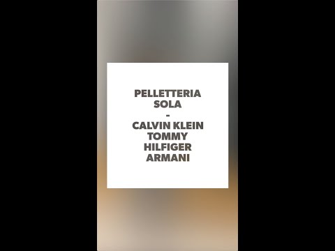 COLLEZIONE AI20 CALVIN KLEIN, TOMMY HILFIGER E ARMANI - PELLETTERIA SOLA