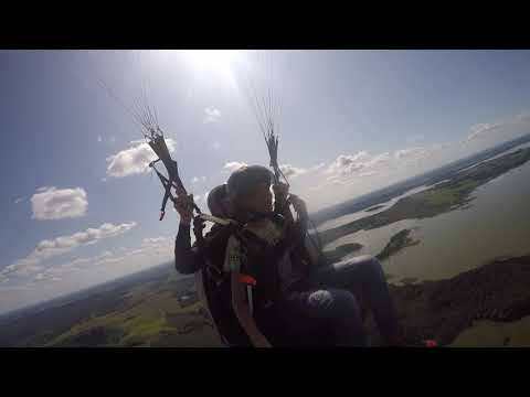 Daniil's flight on a paraglider 2019