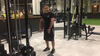 Angled Cable Upright Row exercise video thumbnail