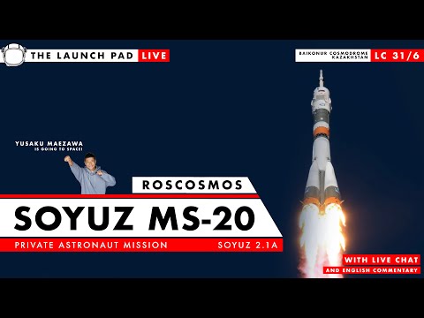 REPLAY! Soyuz MS-20 Crew Launch