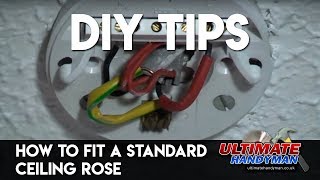 How to fit a ceiling light UK- Ultimate Handyman DIY tips