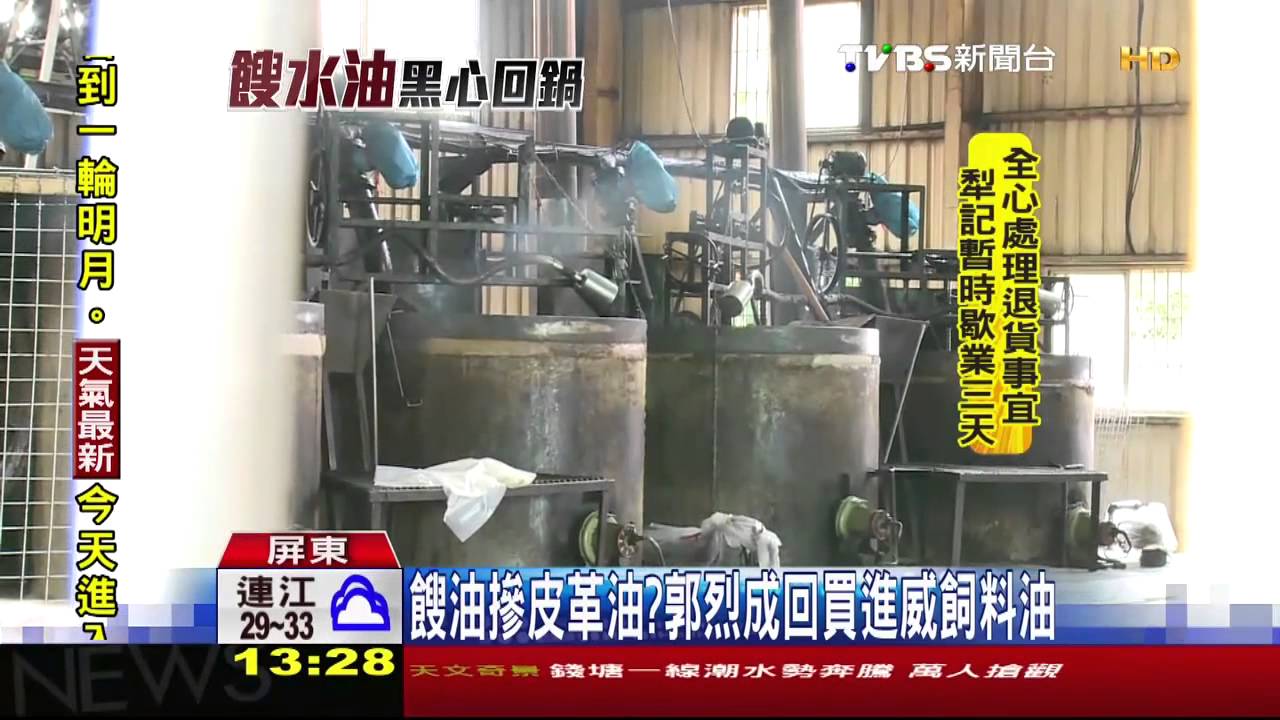 餿油摻皮革油? 郭烈成回買進威飼料油