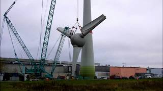 preview picture of video 'Enercon E-126, Magdeburg - enercon energy for the world'