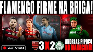 FLAMENGO VENCE O PALMEIRAS E A BRIGA PELO BRASILEIRÃO PEGA FOGO! ANDREAS PEREIRA PIPOCA NO MARACANÃ