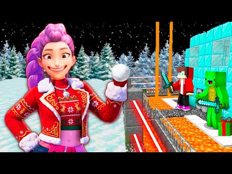 CHRISTMAS RUMI Kpop Demon Hunter vs Security House in Minecraft JJ and Mikey Maizen Challenge