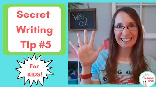 Secret Writing Tip #5 | Thesaurus Lesson | Writing Tips for Students in Elementary School