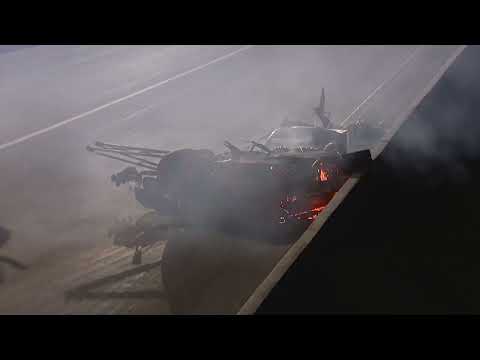 Brandon Pesz, Dustin Nesloney, Pro Mod Wreck, AMALIE Motor Oil Gatornationals Gainesville Raceway Ma