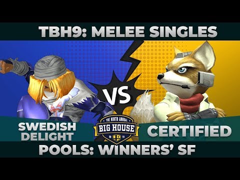 Swedish Delight vs Certified - Pools Winners' Semifinals: Melee Singles - TBH9 | Sheik vs Fox