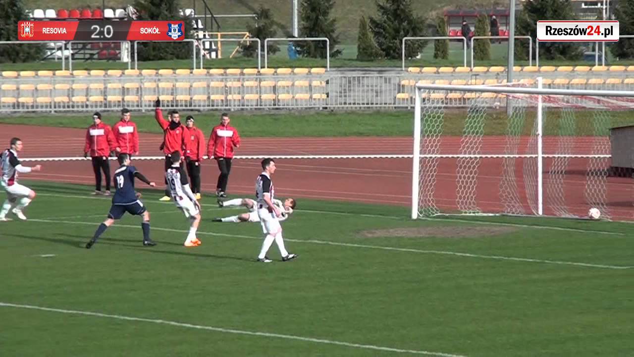 Resovia - Sokół Sieniawa 3-1 [SKRÓT MECZU, WIDEO]