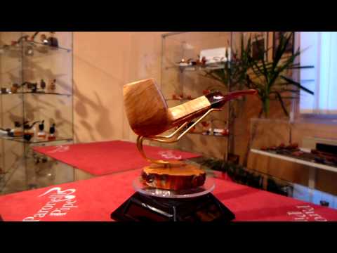 Pipa olivastro chimney fatta a mano - www.paronellipipe.it