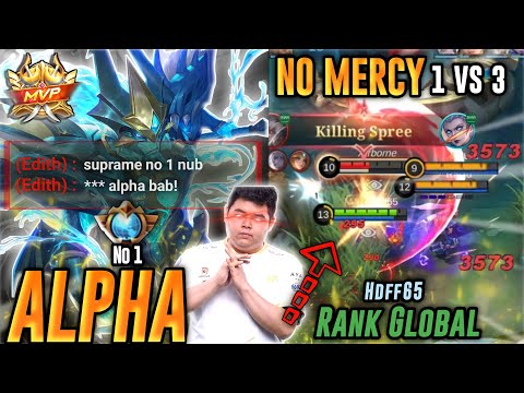 NO MERCY‼️Build Alpha Tersakit 2022 Mobile Legend - Top Global Alpha By Hdff65 - Mobile Legends