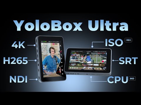 YoloLiv YoloBox Ultra All-in-One Multicamera Live Streaming and Switching System video