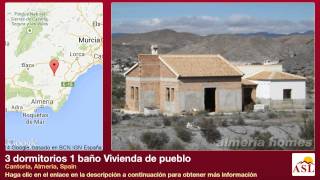 preview picture of video '3 dormitorios 1 baño Vivienda de pueblo se Vende en Cantoria, Almeria, Spain'