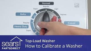 How to Calibrate a Top-Load Washer