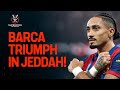 FULL TIME SCENES Barcelona Defeat Real Madrid To Retain Spanish Super Cup
