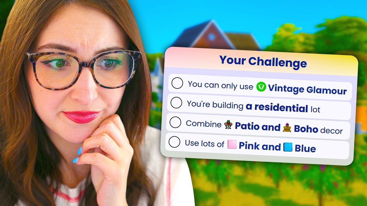 i used a *RANDOM GENERATOR* to build this sims 4 house