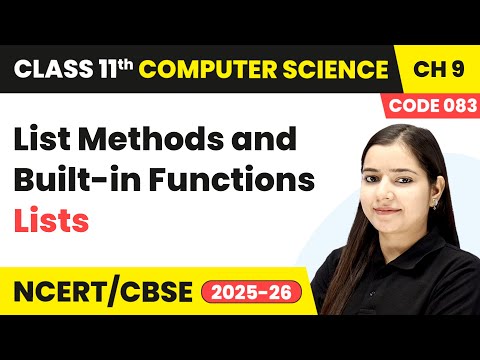 Class 11 Computer Science Book Overview Course Code 083 NCERT CBSE 2025 26