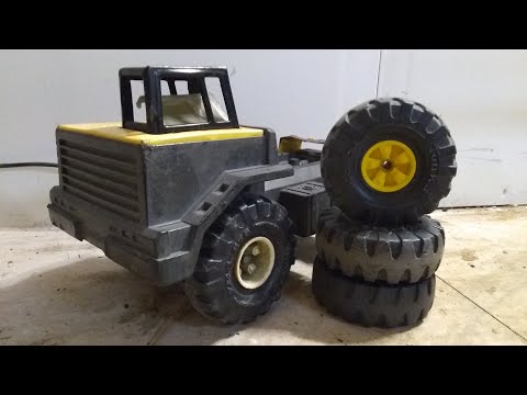 Tonka Truck Tire Change